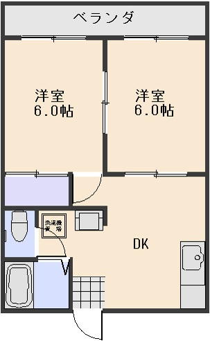 サンコート芳泉Ｂ棟の間取り