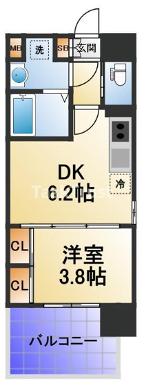 【間取り】 | ビガーポリス528滝川公園Ⅲ