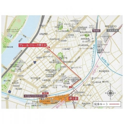 プレール・ドゥーク押上Ⅱの地図