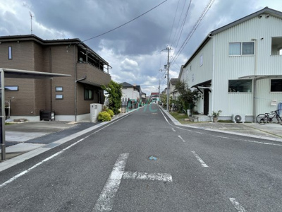 【前面道路含む現地写真】 | 草津市下笠町ニュータウン２期２号地