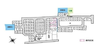 【区画図】 | 草津市下笠町ニュータウン２期２号地