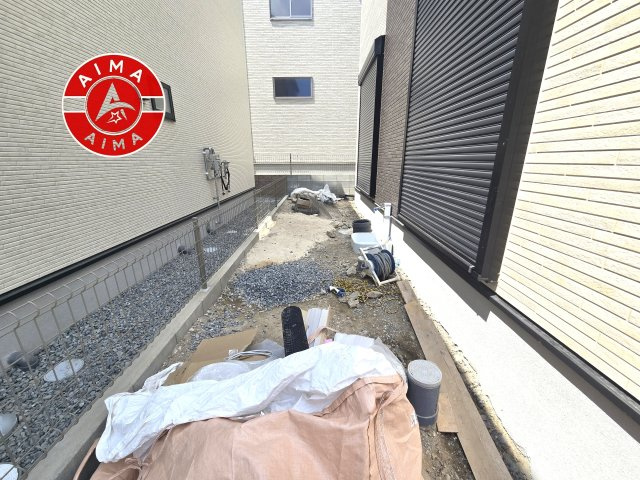 大野城市乙金東3丁目第1-3棟（1号棟）の庭|お庭で自由な時間を過ごせます。