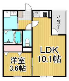 リブレメゾン東鳴尾1の間取り