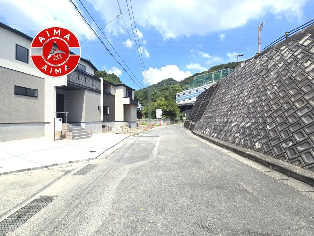 大野城市乙金東3丁目第1-3棟（2号棟）の外観|前面道路含む現地の写真です。