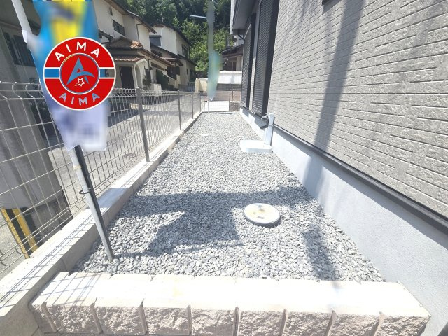 大野城市乙金東3丁目第1-3棟（2号棟）の外観|お庭で自由な時間を過ごせます。
