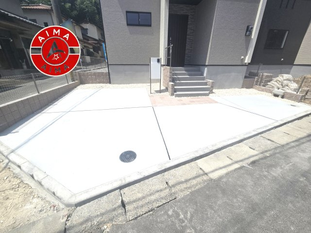 大野城市乙金東3丁目第1-3棟（2号棟）の外観|広々した駐車場です。