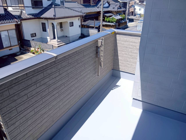 【バルコニー】 | 清水町徳倉3期 新築建売分譲住宅 建物＋土地 TW06166 | 清水町徳倉　2号棟　バルコニ－　※令和8年7月9日撮影写真