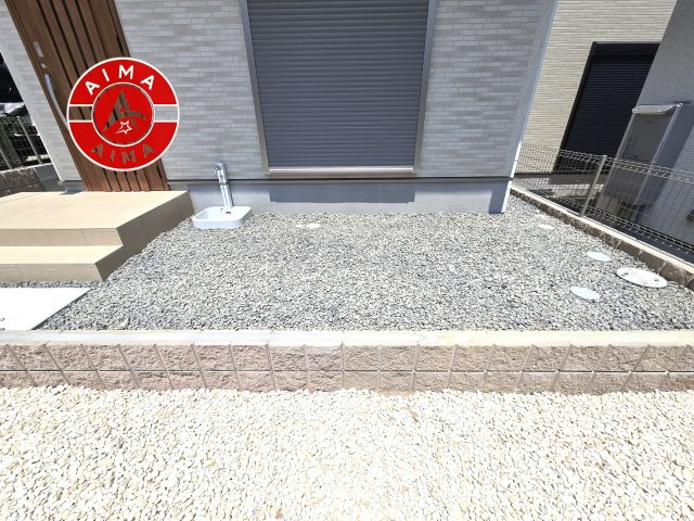 大野城市乙金東3丁目第1-3棟（3号棟）の外観|お庭で自由な時間を過ごせます。