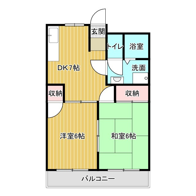 エスポワール辻畑の間取り