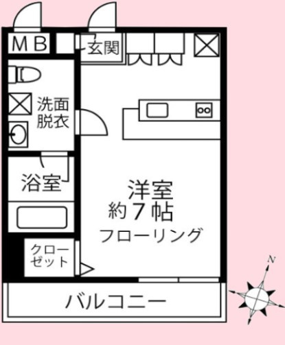 C_Roomsの間取り