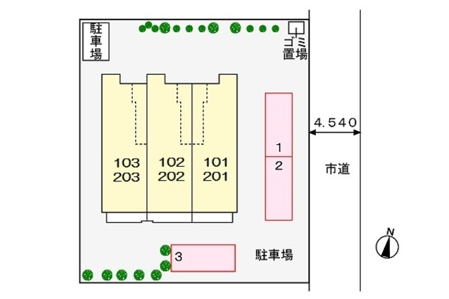 アプローズのその他|配置図。