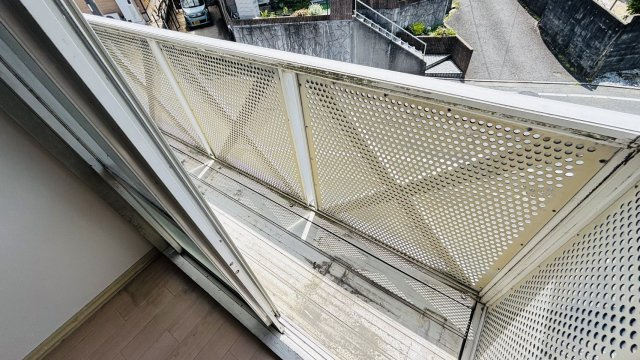 ハイデンス般若寺のバルコニー
