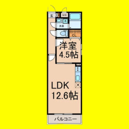 Premiere　名古屋市賃貸　仲介手数料無料の間取り
