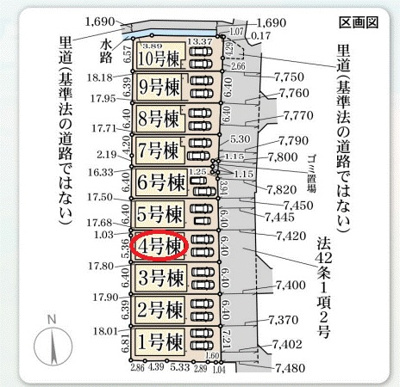 【区画図】 | リーブルガーデン富田林市甲田６丁目 | 区画図

