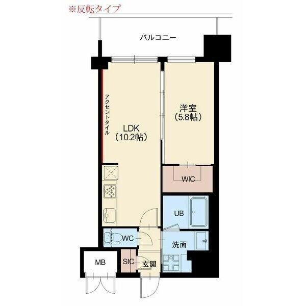 グランカーサ新大阪SOUTHの間取り