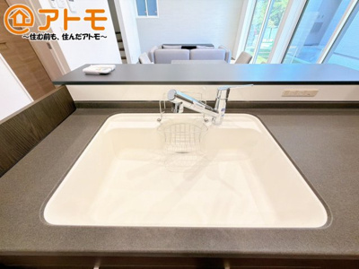 【設備】 | 駿東郡清水町堂庭　新築一戸建て　4号棟 | 広いシンクは使い勝手良好です♪