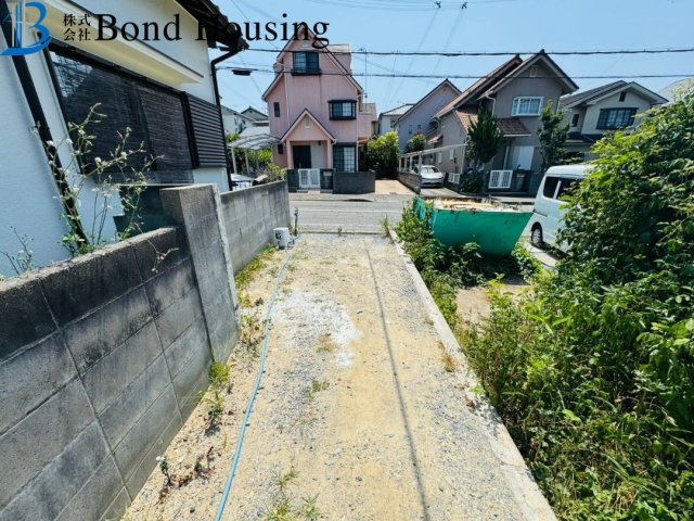 JR大久保駅まで徒歩20分　大久保町谷八木　新築戸建の庭