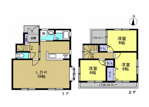 【間取り】 | 【仲介手数料０円】相模原市南区下溝　中古一戸建て | 相模原市南区下溝　中古一戸建て