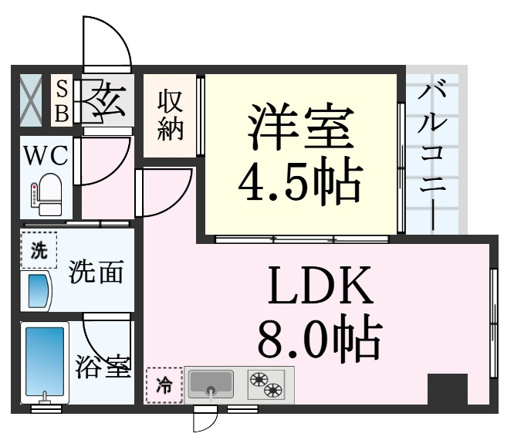クレール西多聞通