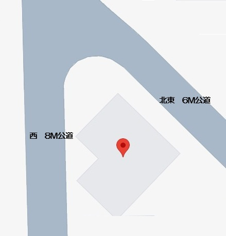 川越市かすみ野売地の土地図