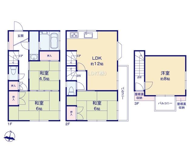 【間取り】 | 中古戸建／ふじみ野市鶴ケ舞１丁目