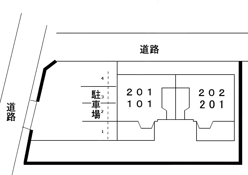 カーサ・プエルトの区画図