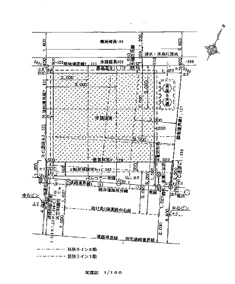 高知市旭駅前町　新築戸建ての土地図