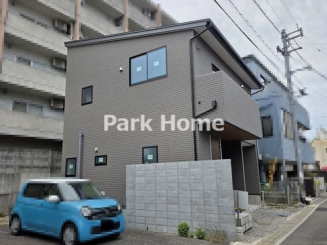 高知市旭駅前町　新築戸建ての外観|2026.5月末：建築中