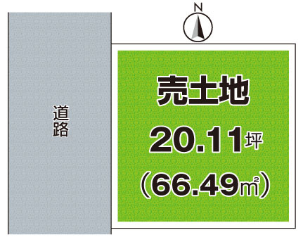 藤井寺市惣社　第2期　売土地の土地図
