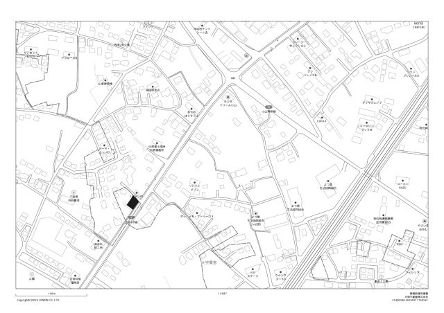 売地　小山市千駄塚の地図