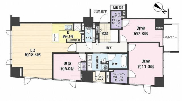 【間取り】 | ジオグランデ白金台