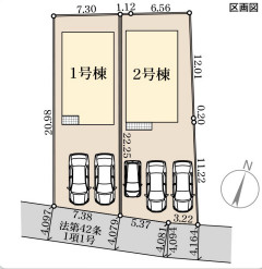 リーブルガーデン合志市須屋第十五の区画図