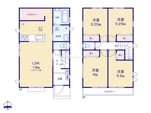 【間取り】 | 東大和市清水3丁目/新築戸建て