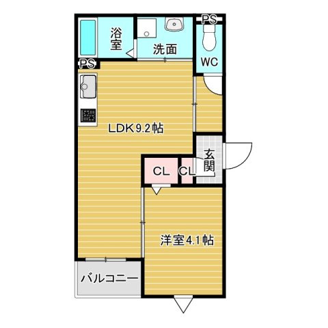 T's岡上の町の間取り