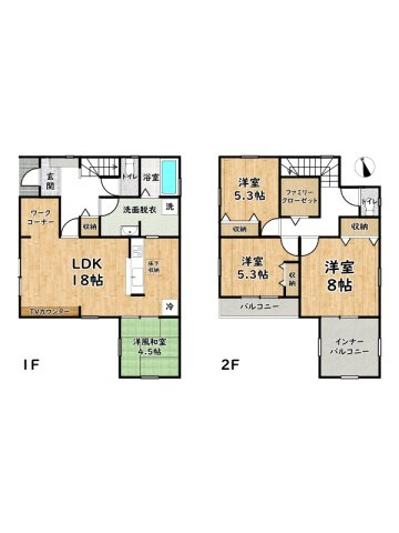 姫路市東山4期/新築戸建の区画図
