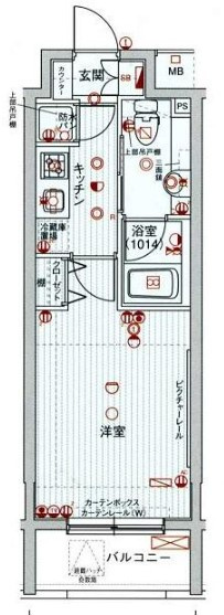 文京区白山１丁目の賃貸マンションの間取り