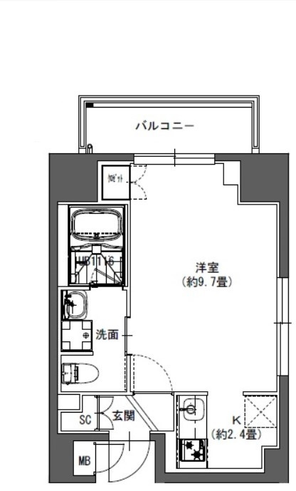 Ｌａ　Ｄｏｕｃｅｕｒ東神田の間取り