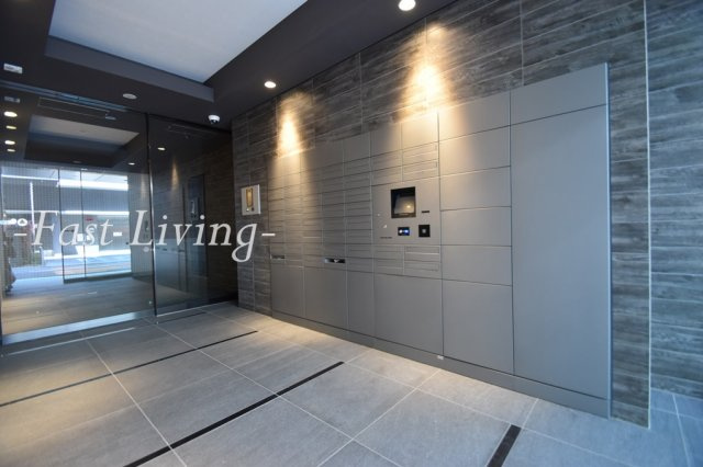 新宿区新小川町の賃貸マンションのロビー