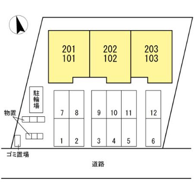 【区画図】 | ラフィーネ山王