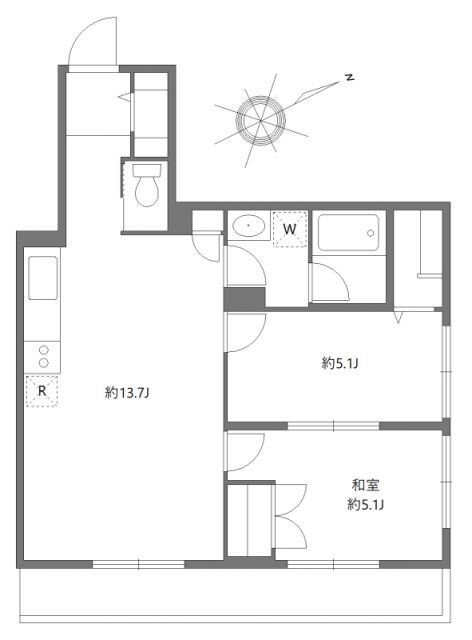 オクドテラスの間取り