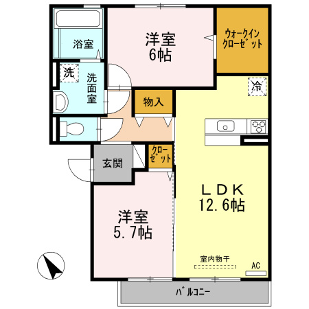VILLA　DEL　SOLの間取り