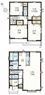 【間取り】 | 【仲介手数料無料！！】府中市紅葉丘3丁目　新築戸建て（全17棟）G号棟　6690万円 | G号棟