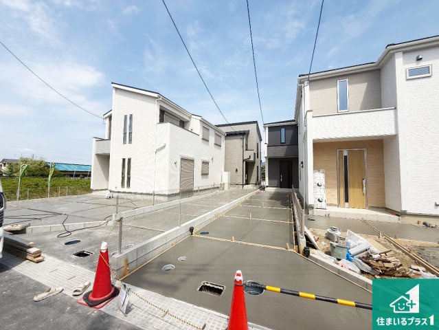 富田林市錦織北　第2期　新築一戸建ての外観|現在の進捗状況です！順調に作業進行中、完成が待ち遠しいです！詳細の間取り等、お気軽にお問い合わせください！