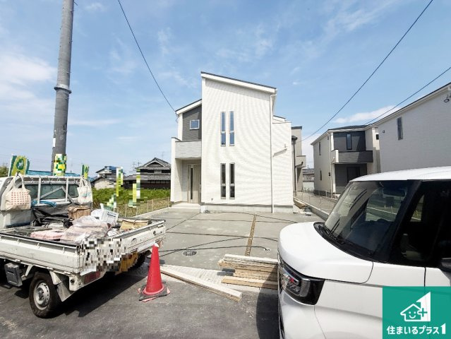 富田林市錦織北　第2期　新築一戸建ての外観|現在建築中！落ち着いた街並みで新生活を始めることが出来そう！周辺の物件も併せてご紹介させて頂きます！