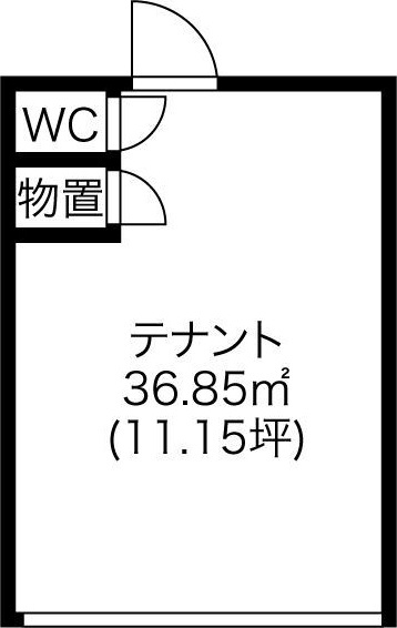 中駒古出来ハイツの間取り