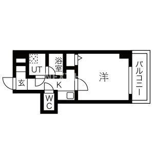 ファステート難波SOUTHベックの間取り