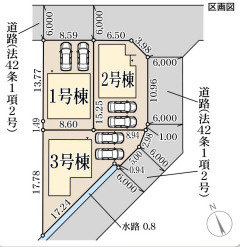 リーブルガーデン姫路市町坪の区画図