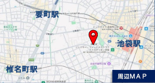 池袋グリ-ンコーポの地図