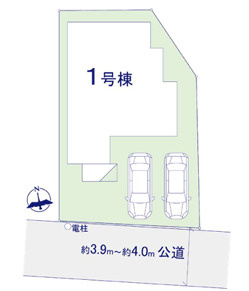 福岡市東区香住ヶ丘２期　１号棟の区画図
