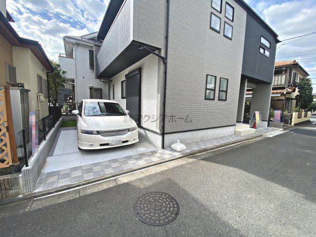 所沢市向陽町・全1棟　新築一戸建　～1部屋増やせる！～の駐車場|カースペース1台